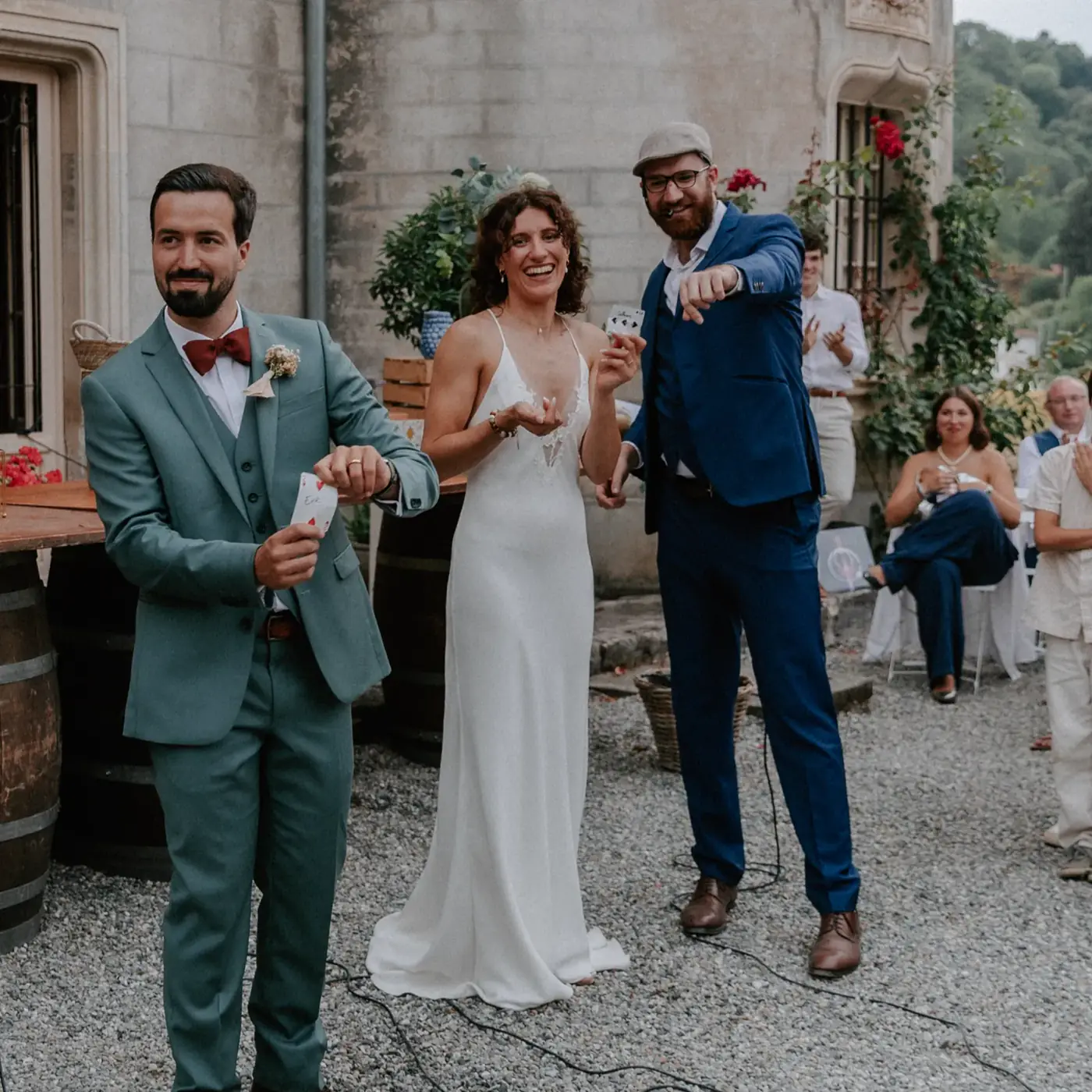 Polaroid pris pendant un mariage à Lyon